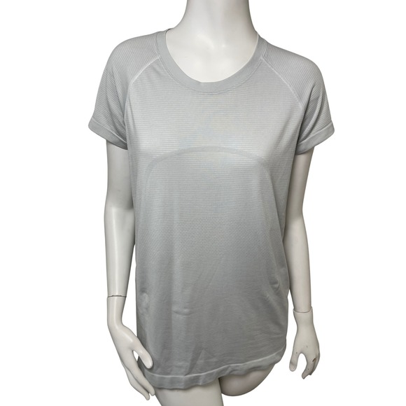 lululemon athletica Tops - Lululemon Women's Swiftly Tech Short Sleeve Crew 2.0 Grey Active Top Size 10